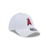 Los Angeles Angels Optic White 39THIRTY Stretch Fit Hat