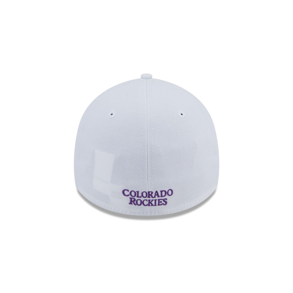 Colorado Rockies Optic White 39THIRTY Stretch Fit Hat