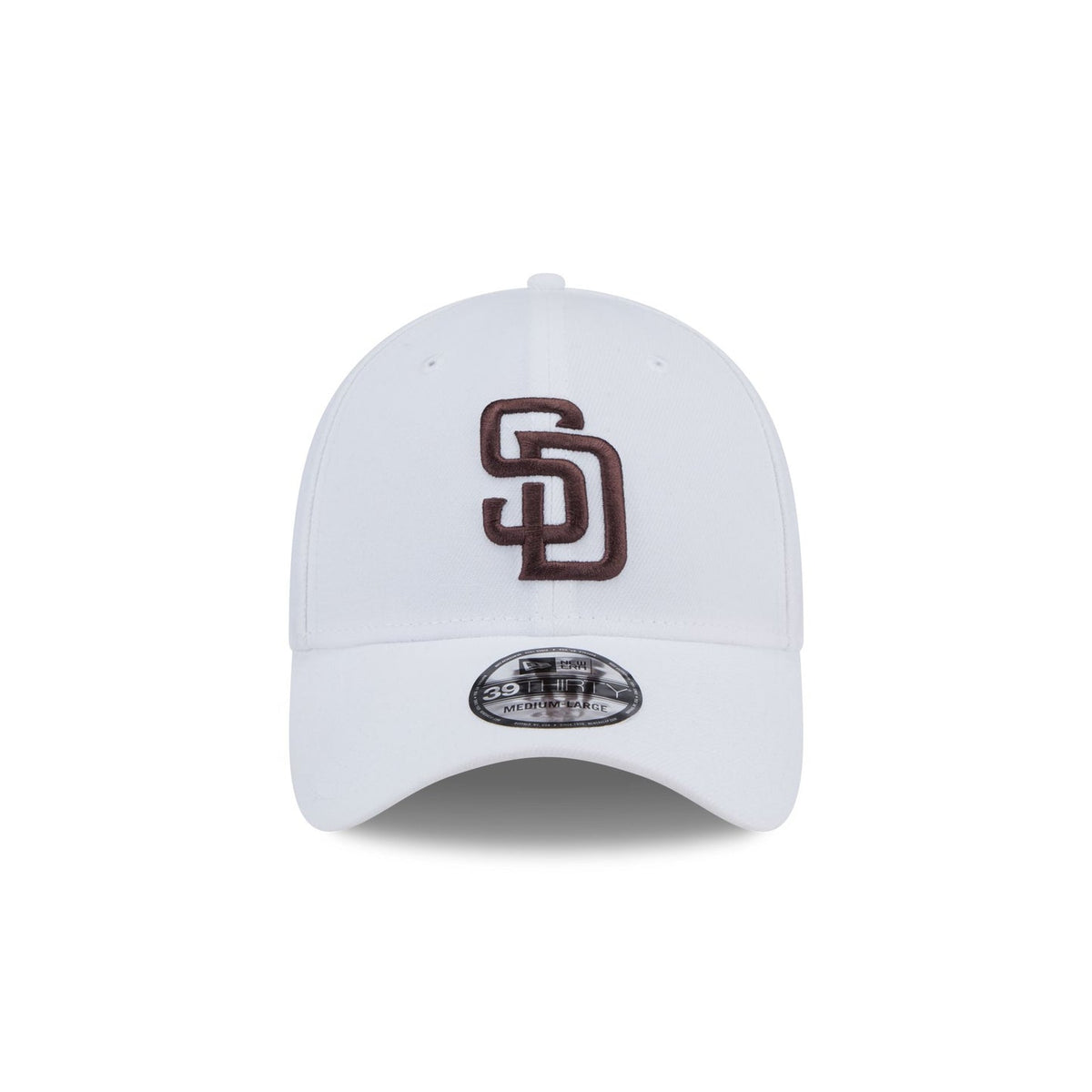 San Diego Padres Optic White 39THIRTY Stretch Fit Hat