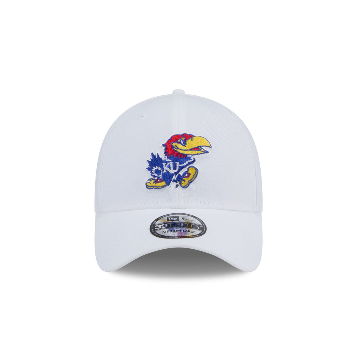 Kansas Jayhawks Chrome 39THIRTY Stretch Fit Hat