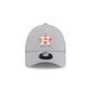 Houston Astros Gray 9FORTY Stretch-Snap Hat