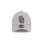 San Diego Padres Gray 9FORTY Stretch-Snap Hat