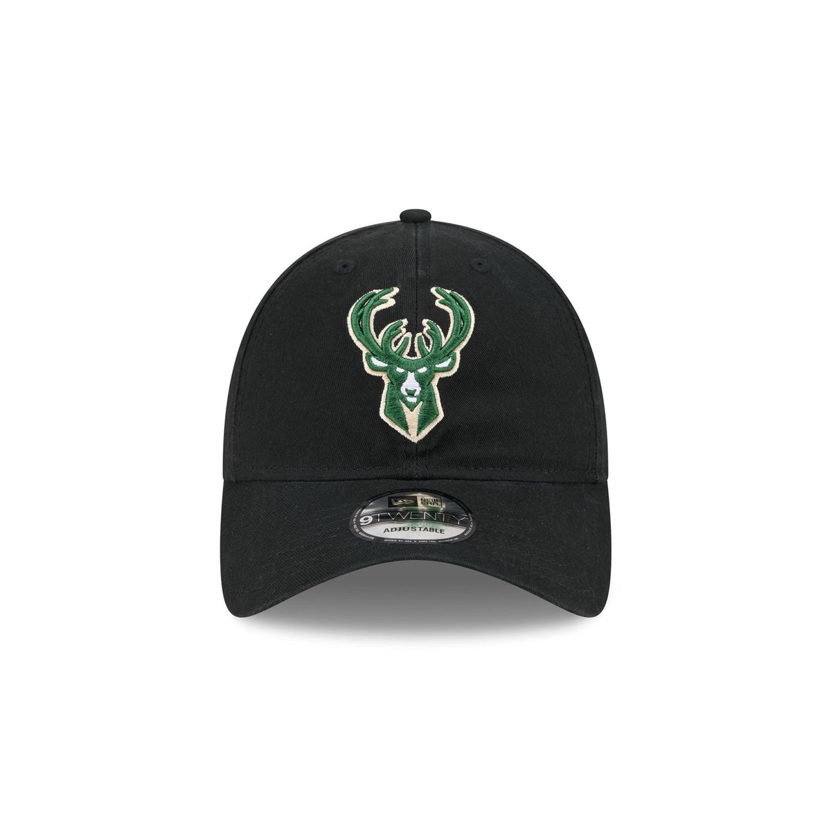 Milwaukee Bucks Black 9TWENTY Adjustable Hat