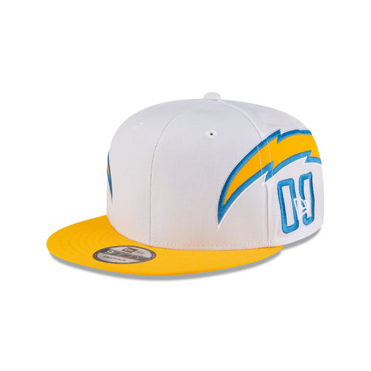 Los Angeles Chargers Black On Black 9FIFTY Snapback Hat
