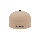Michigan Wolverines Camel 59FIFTY Fitted Hat