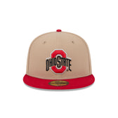 Ohio State Buckeyes Camel 59FIFTY Fitted Hat