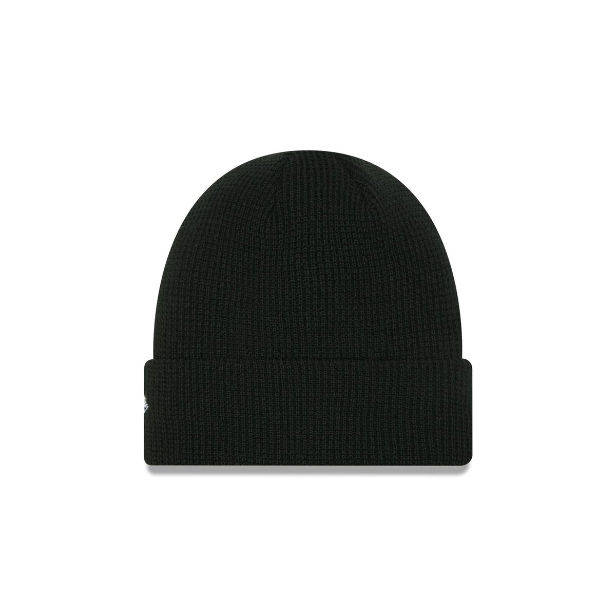 New Era Cap Black Waffle Knit Beanie