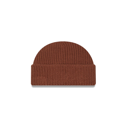 New Era Cap Orange Ribbed Skully Knit Beanie