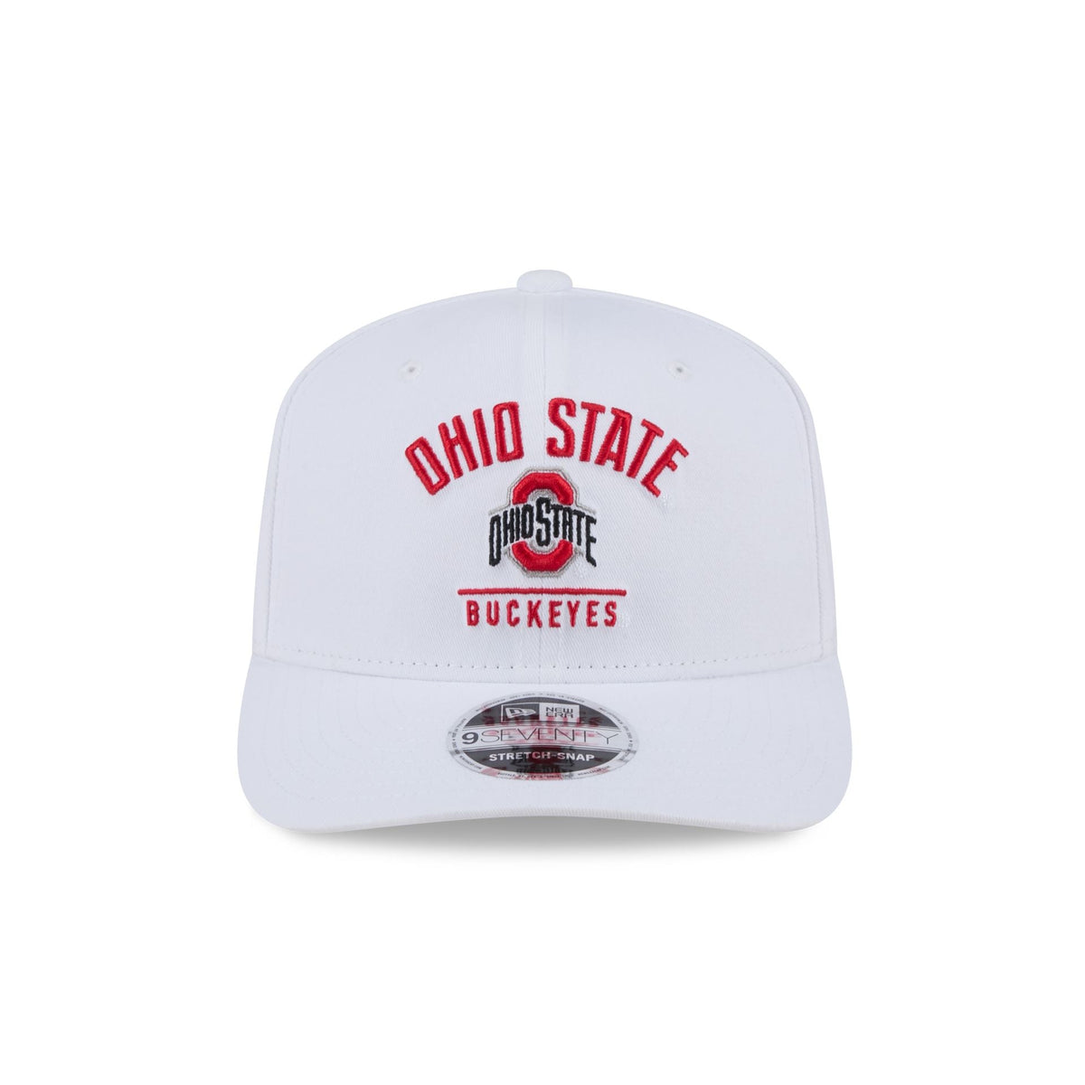 Ohio State Buckeyes Optic White 9SEVENTY Stretch-Snap Hat