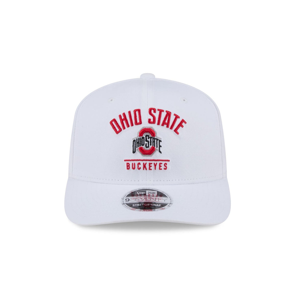 Ohio State Buckeyes Optic White 9SEVENTY Stretch-Snap Hat