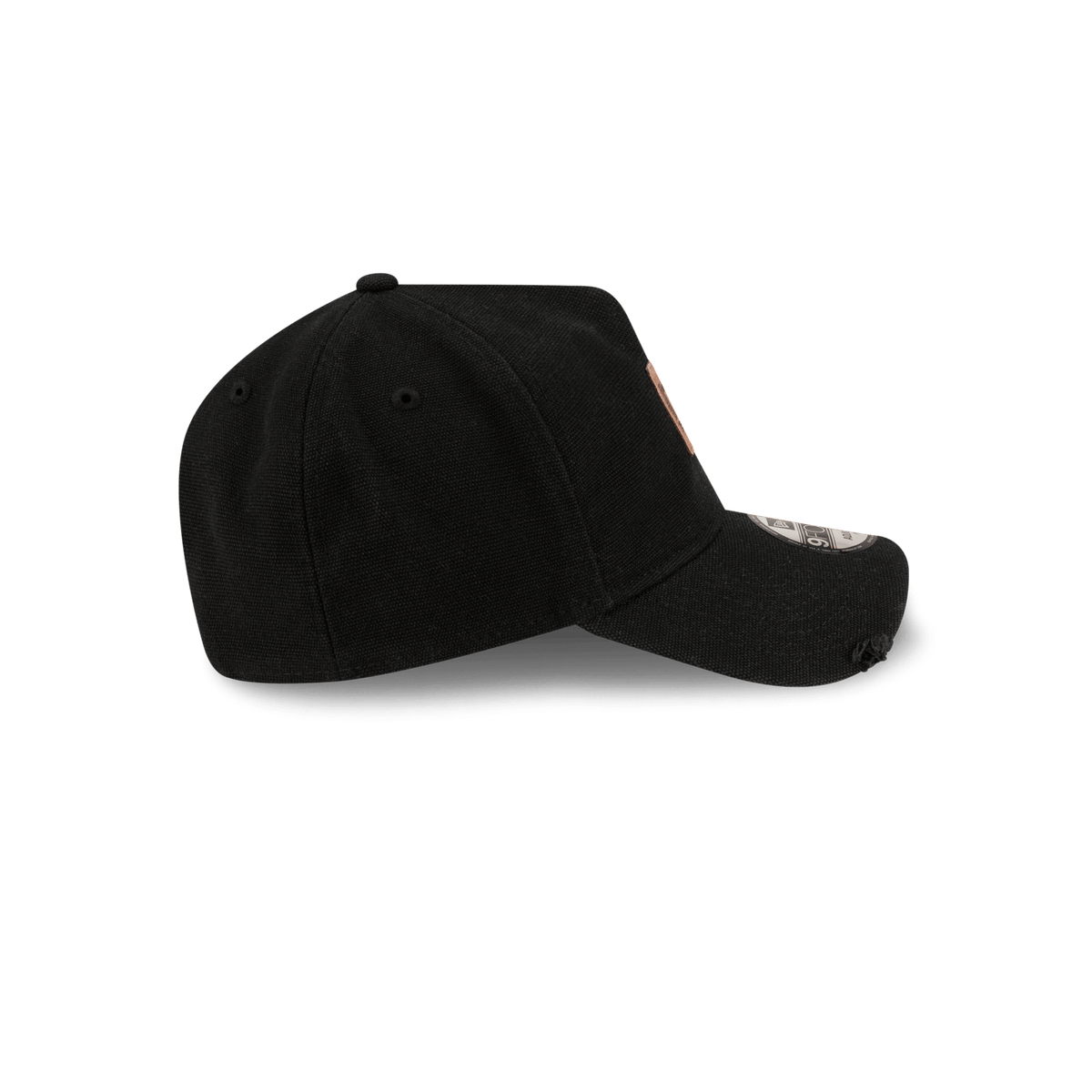 Forge Leather Patch Black 9FORTY A-Frame Adjustable Hat
