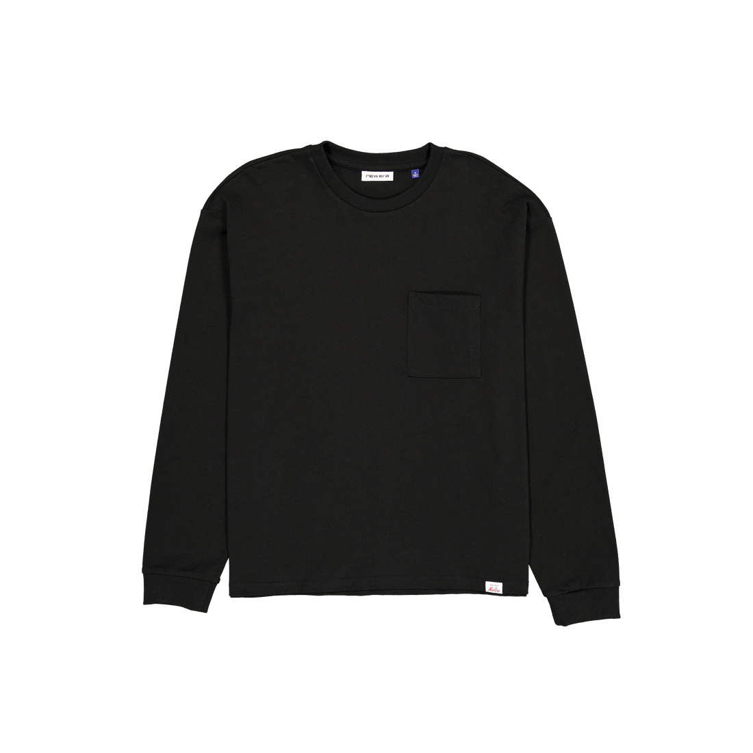 Aurora Black Long Sleeve Pocket T-Shirt