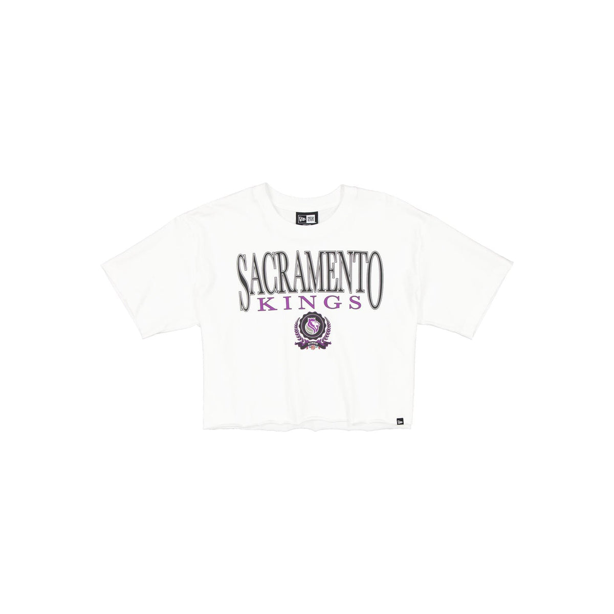 Sacramento Kings Throwback Prep Women's Cropped T-Shirt