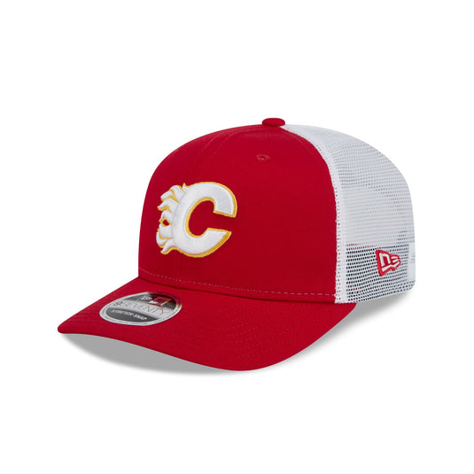 Calgary Flames 9FORTY A-Frame Trucker Hat