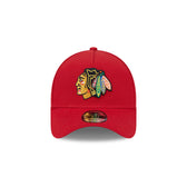 Chicago Blackhawks Red Team 9FORTY A-Frame Snapback Hat