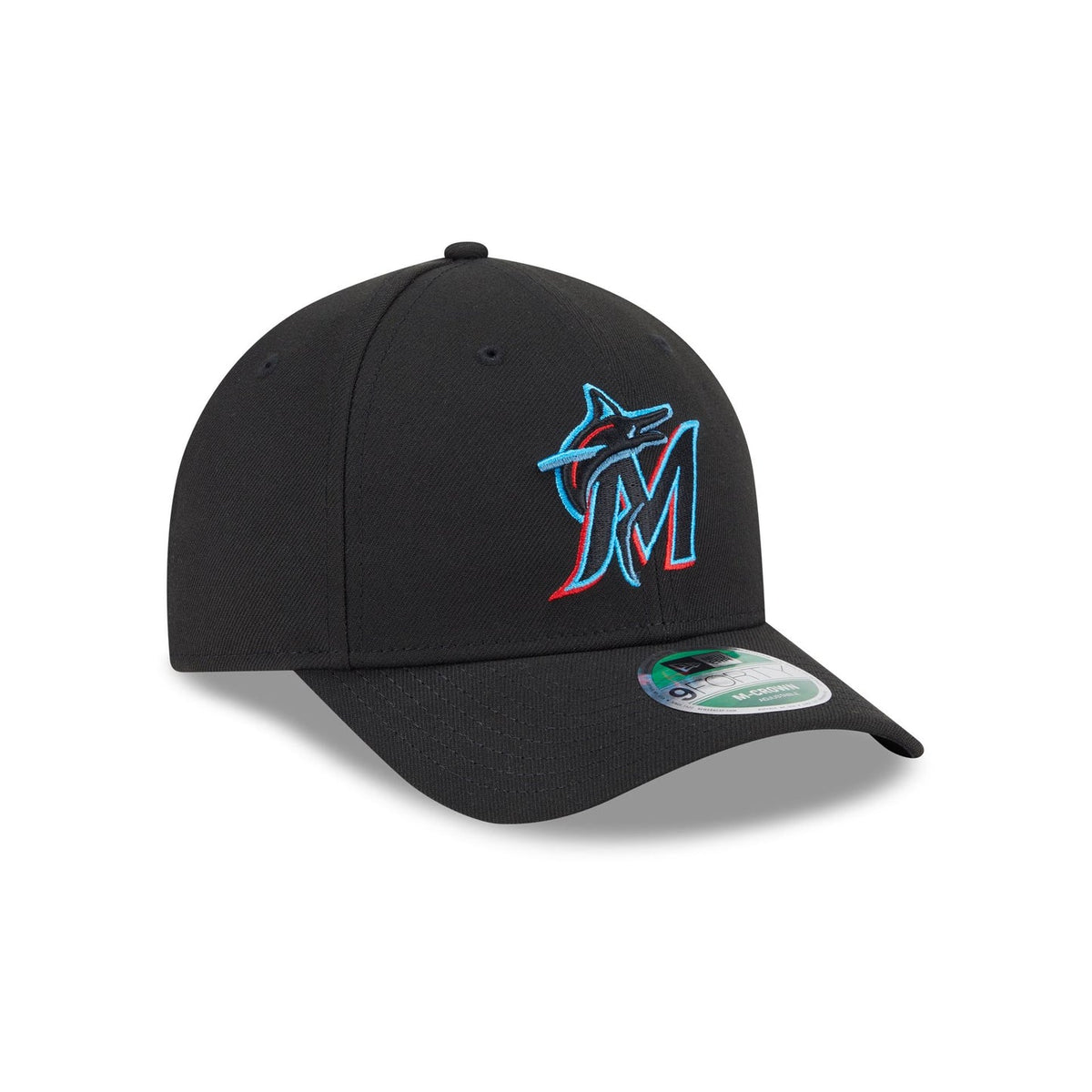 Miami Marlins Game Authentic Collection 9FORTY M-Crown Snapback Hat
