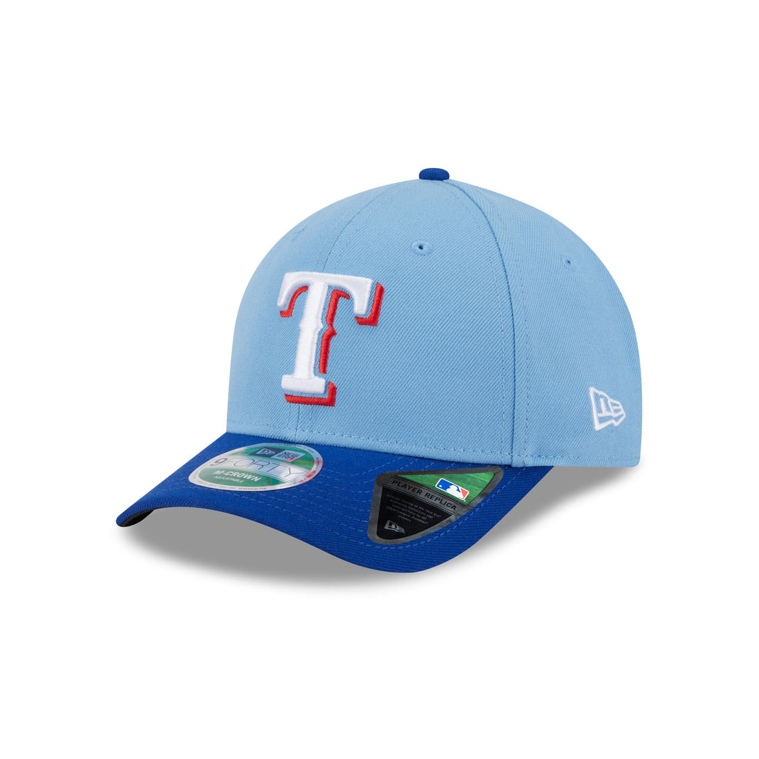 Texas Rangers Linen 9FORTY M-Crown Snapback Hat