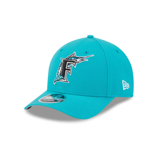 Miami Marlins Game Authentic Collection 9FORTY M-Crown Snapback Hat