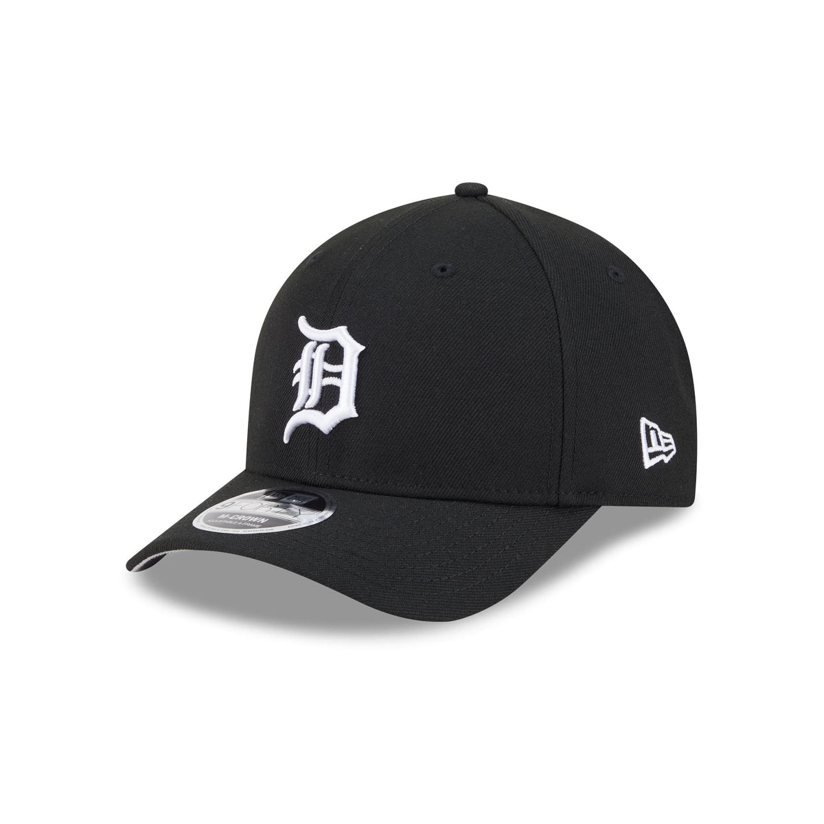 Detroit Tigers Black Authentic Collection 9FORTY M-Crown Snapback Hat