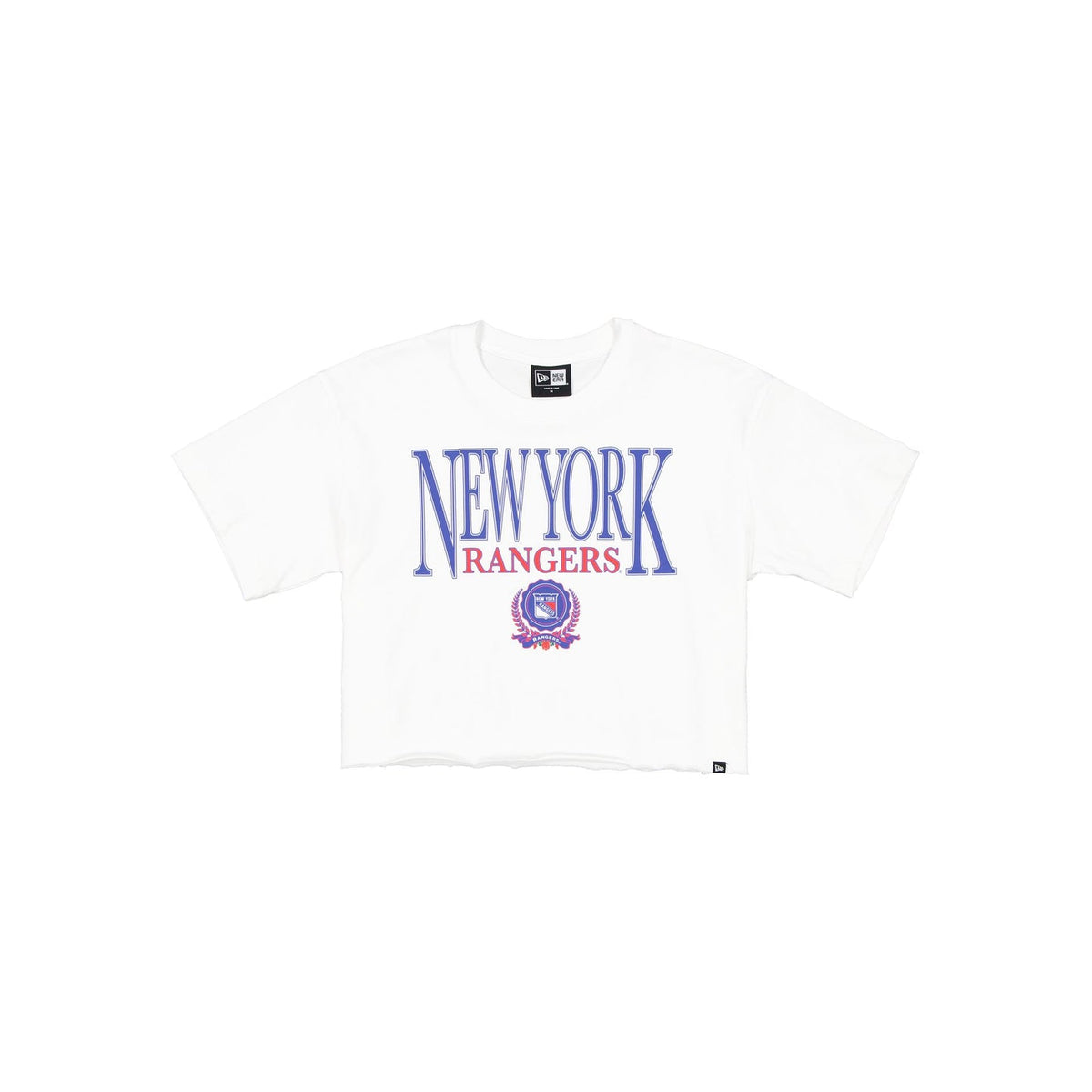 New York Rangers Throwback Prep Women's Cropped T-Shirt