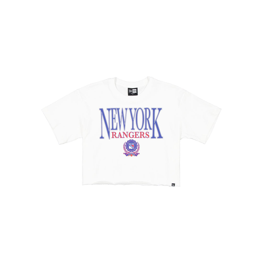 New York Rangers Throwback Prep Women's Cropped T-Shirt