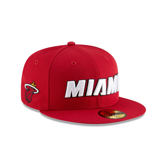 Miami Heat Boho Wool Retro Crown 59FIFTY Fitted Hat