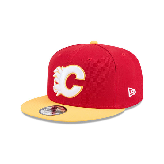Calgary Flames Team 9FORTY A-Frame Snapback Hat