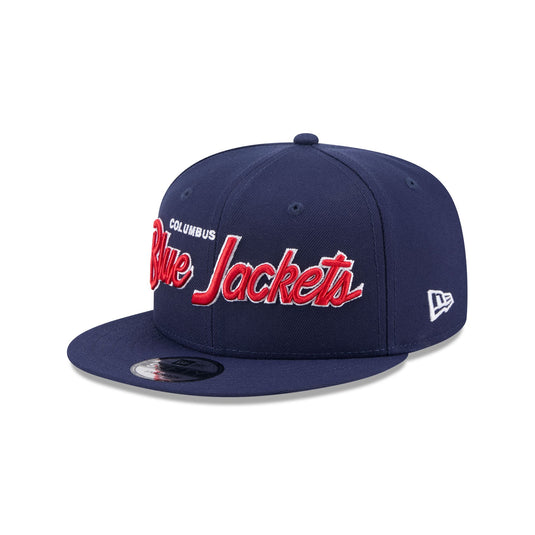 Columbus Blue Jackets Navy 9FIFTY Snapback Hat