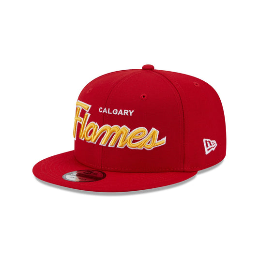 Calgary Flames Red 9FIFTY Snapback Hat