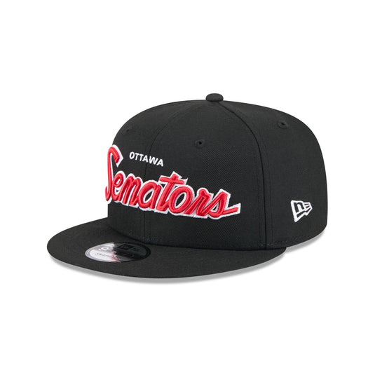 Ottawa Senators Black 9FIFTY Snapback Hat