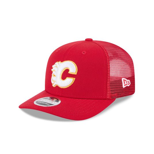 Calgary Flames 9FORTY A-Frame Trucker Hat