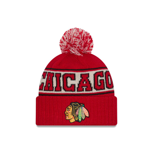 New York Rangers Retro Pom Knit Hat