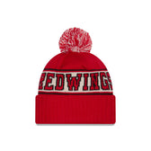 Detroit Red Wings Retro Pom Knit Hat