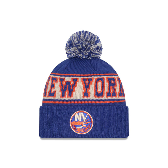 New York Rangers Retro Pom Knit Hat