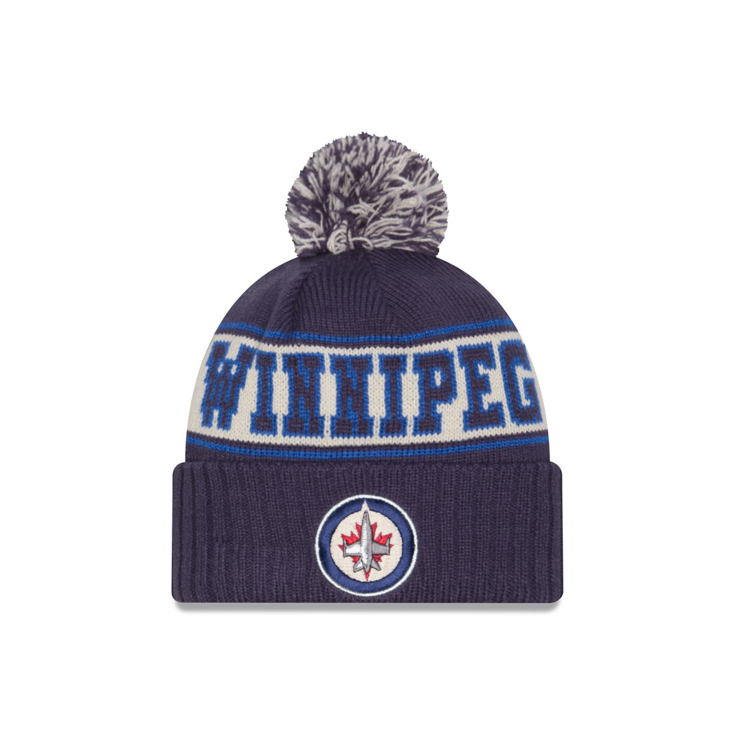 Detroit Red Wings Retro Pom Knit Hat