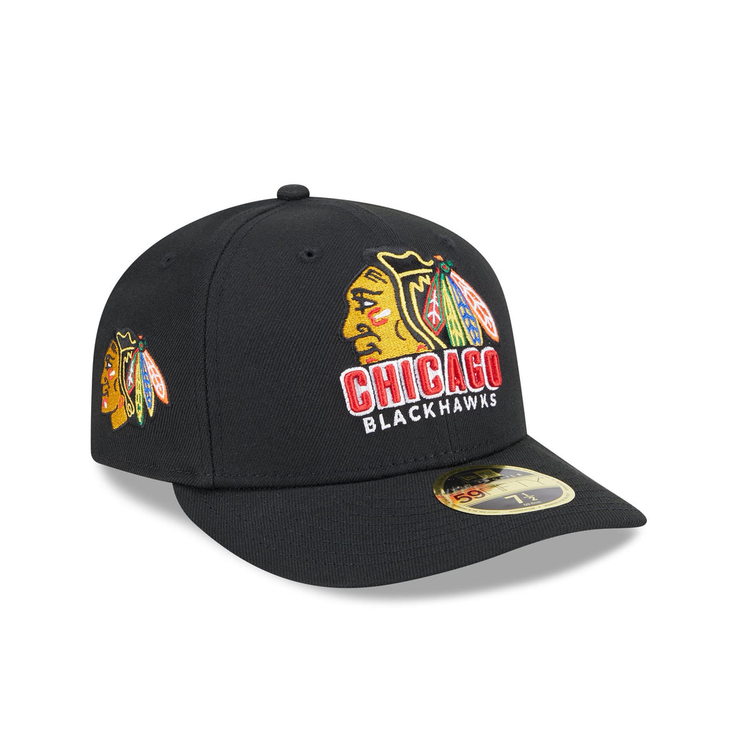 Chicago Blackhawks Team 59FIFTY Fitted Hat
