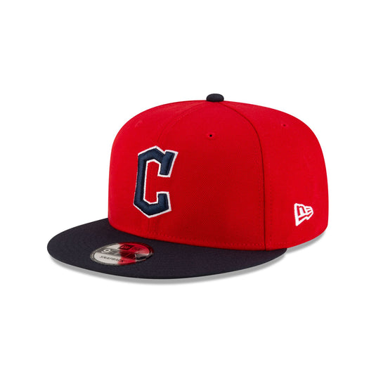 Cleveland Guardians Home Authentic Collection 9FORTY M-Crown Snapback Hat