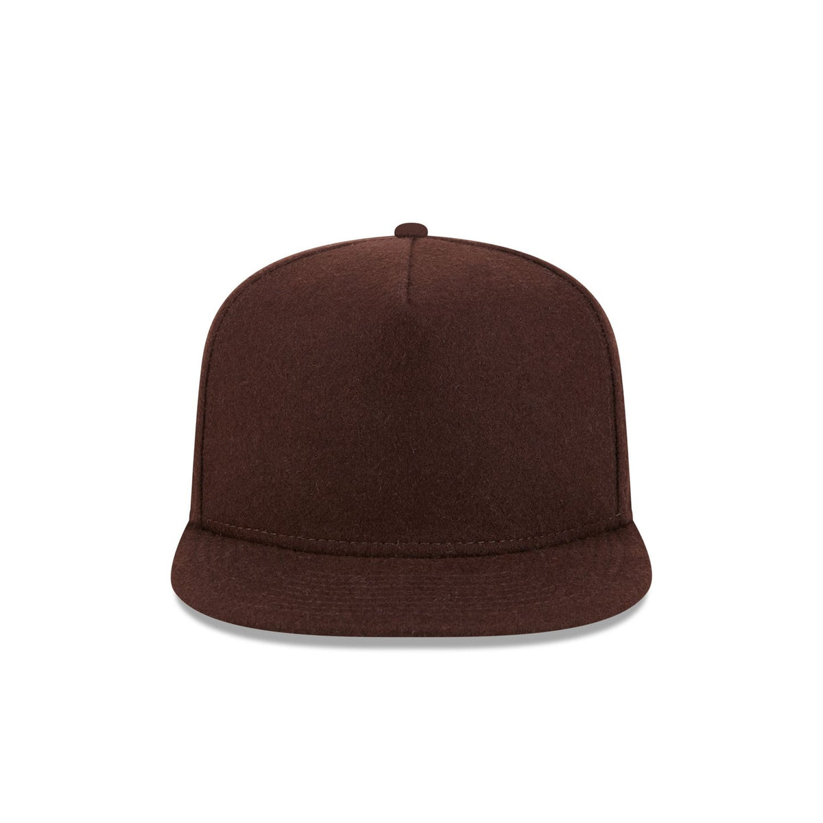 New Era Cap Walnut Melton Wool 59FIFTY A-Frame Fitted Hat