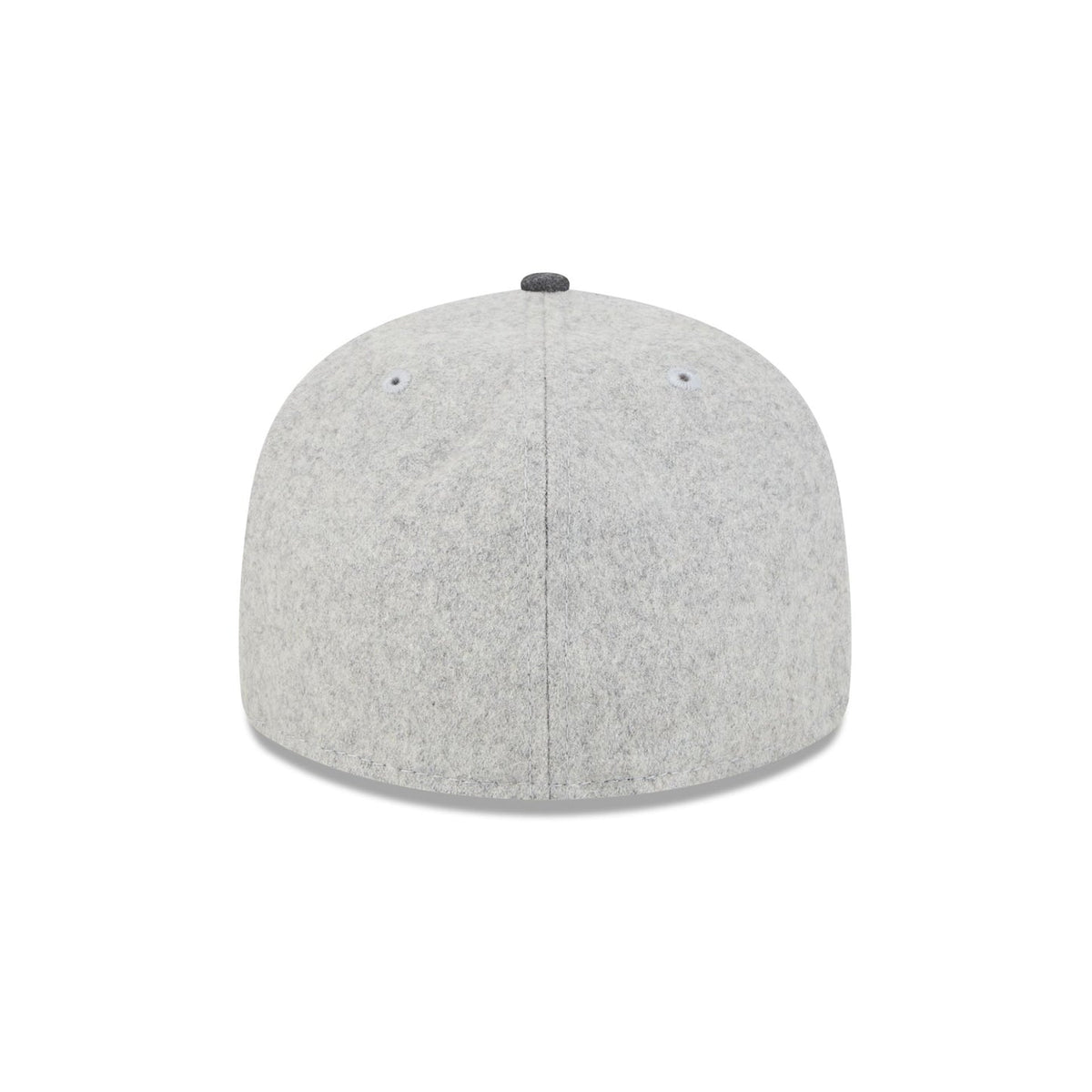 New Era Cap Heather Gray Melton Wool Retro Crown 59FIFTY Fitted Hat