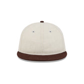 New Era Cap Heather Oatmeal Melton Wool Retro Crown 59FIFTY Fitted Hat