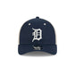 Detroit Tigers Linen 9FORTY M-Crown Snapback Hat