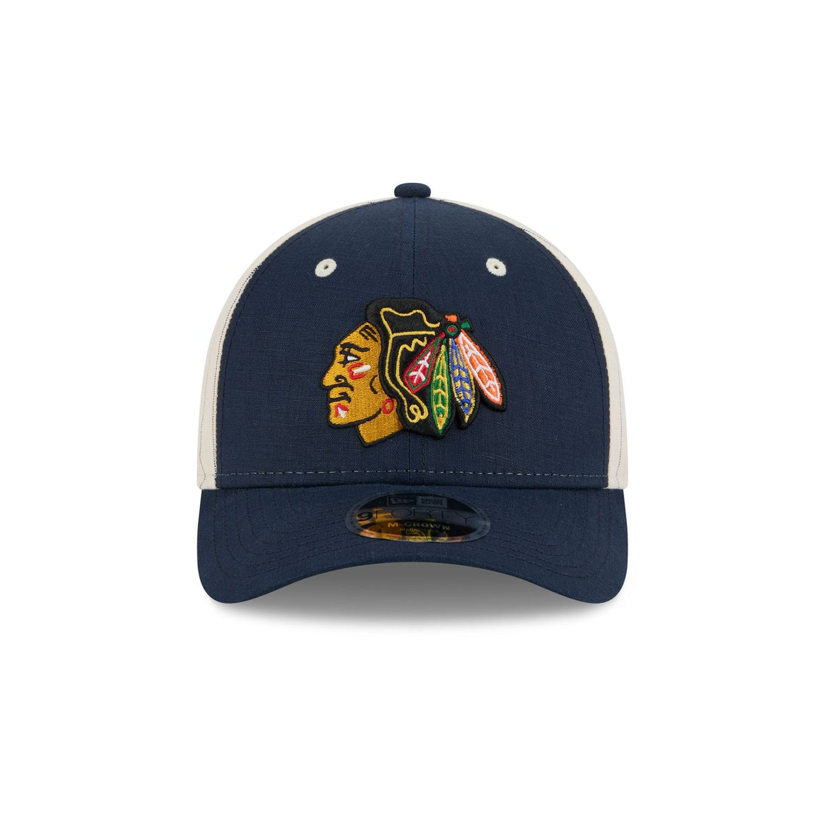Chicago Blackhawks Linen 9FORTY M-Crown Snapback Hat