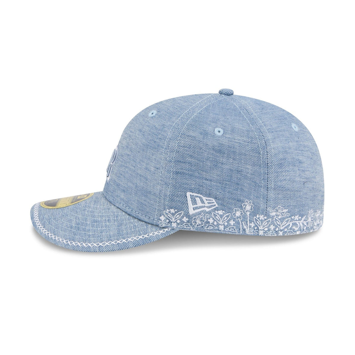 Colorado Rockies Hand Stitched Chambray Low Profile 59FIFTY Fitted Hat