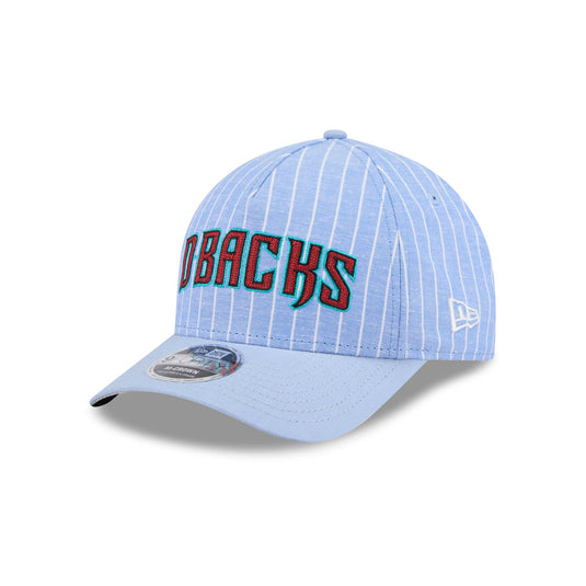 Athletics Pinstripe Linen 9FORTY M-Crown A-Frame Snapback Hat