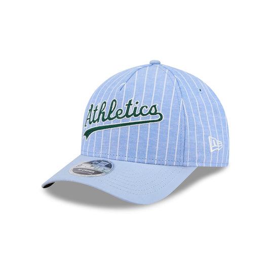 Boston Red Sox Pinstripe Linen 9FORTY M-Crown A-Frame Snapback Hat