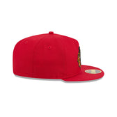 Chicago Blackhawks Boho Wool Retro Crown 59FIFTY Fitted Hat