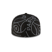 Paris Saint-Germain Tonal All Over Print 59FIFTY Fitted Hat