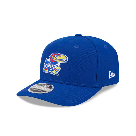 Kansas Jayhawks Chrome 39THIRTY Stretch Fit Hat