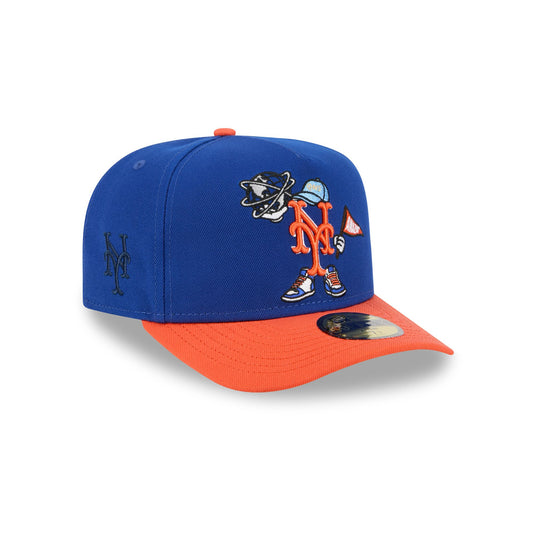 New York Mets Chrome 59FIFTY Fitted Hat