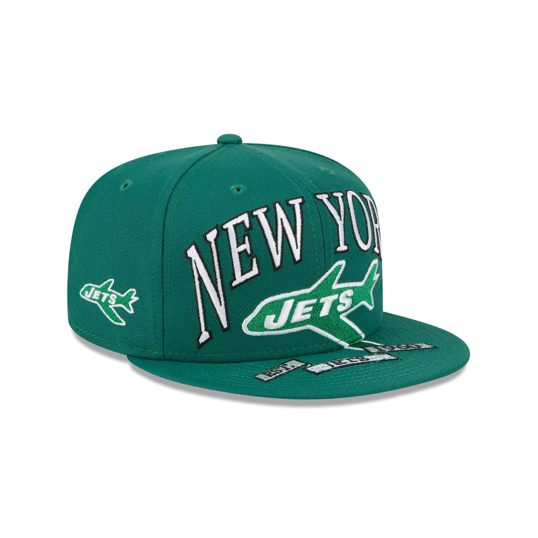 New York Jets Basic Black On Black 59FIFTY Fitted Hat